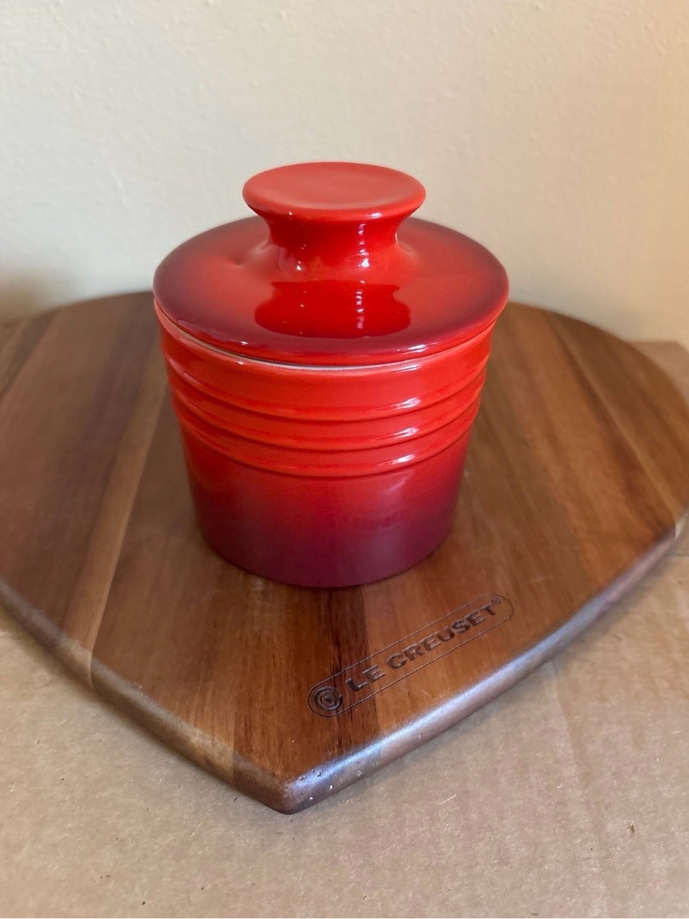 Le Creuset 170ml Butter Crock Cerise
